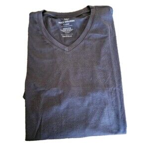Mack Weldon V-Neck T-Shirt Men’s XL Navy Blue Pima Cotton Short Sleeve